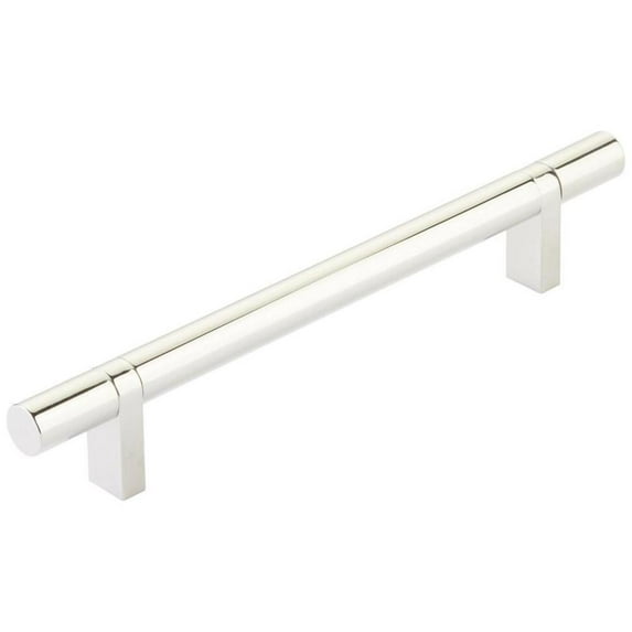 Emtek 84155.RCBUS14.SMUS14 Smooth 6" Center To Center Bar Cabinet Pull - Polished Nickel /