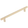 thumbnail image 1 of Emtek 84156.RCBUS4.KNUS4 Knurled 8" Center To Center Bar Cabinet Pull - Satin Brass /, 1 of 1