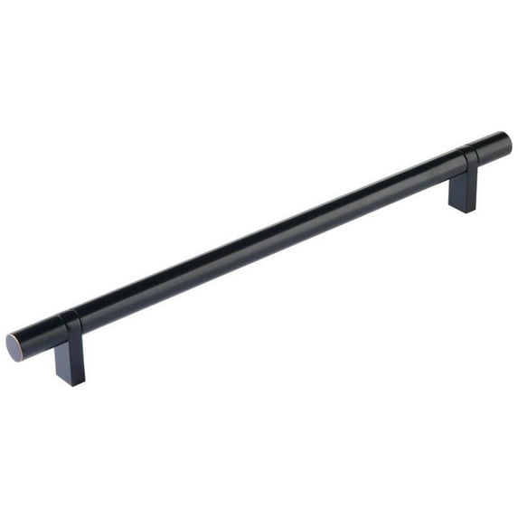 Emtek 84157.RCBUS10B.SMUS10B Smooth 10" Center To Center Bar Cabinet Pull - Oil Rubbed