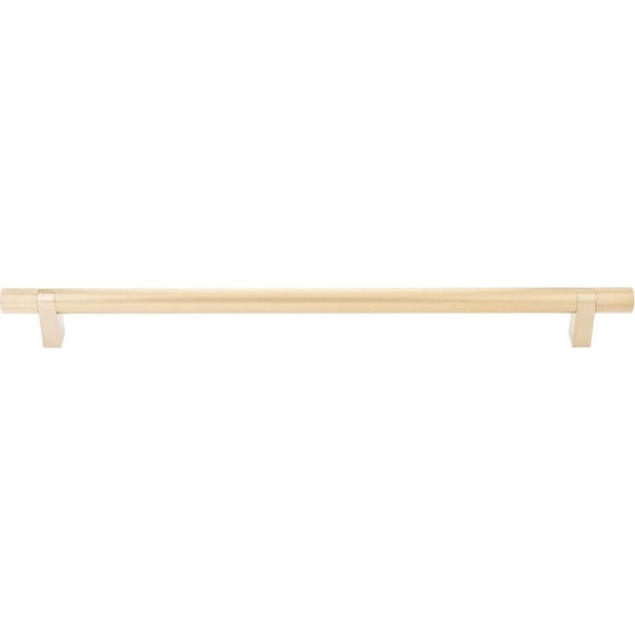 Emtek 84171.RCBUS4.KNUS4 Knurled 18" Center To Center Bar Appliance Pull - Satin Brass /