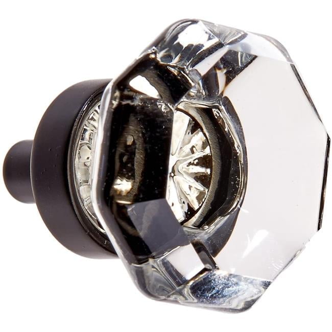 Emtek 86010US10B 1 in. Old Town Clear Cabinet Knob, Oil Rubbed Bronze