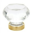 thumbnail image 1 of Emtek 86011US4 Old Town Clear 1.25 in. Cabinet Knob, Satin Brass, 1 of 2