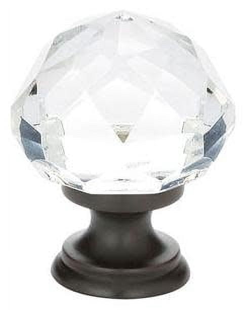 Emtek 86012US10B Diamond Glass 1-1/4" Mushroom Cabinet Knob - Bronze