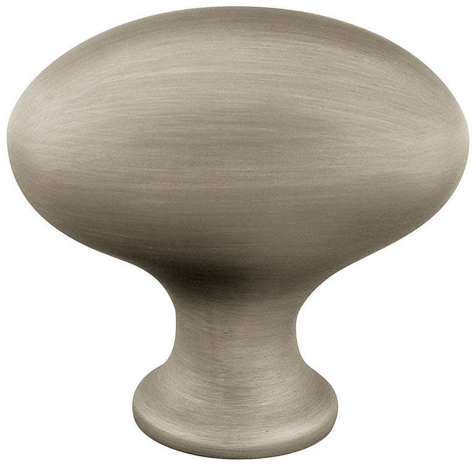 Emtek 86015US15A Egg 1" Oval Cabinet Knob From The Traditional Collection - Grey