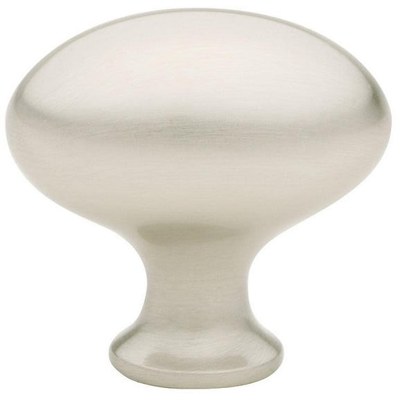 Emtek 86016 Egg 1-1/4" Oval Cabinet Knob From The Traditional Collection - Nickel