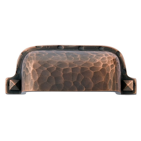 Emtek 86049 Us10B Hammered Bin Pull 3 in C in Bronze