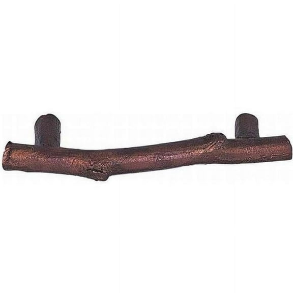 Emtek 86061FB 3 in. Center to Center Towing Cabinet Pull with Flat Black