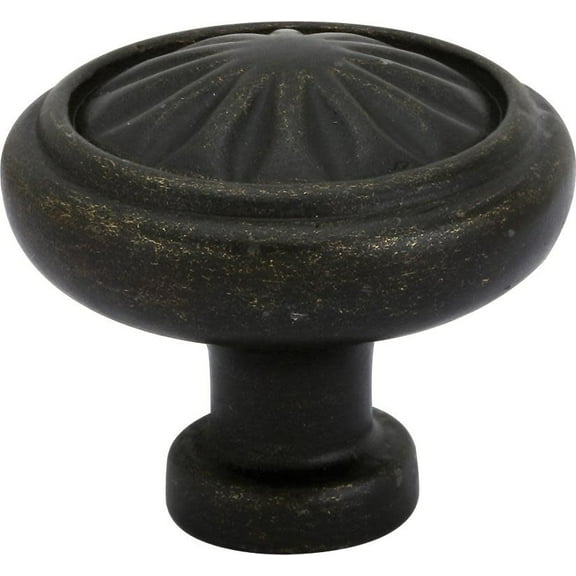 Emtek 86091 Tuscany Round 1" Mushroom Cabinet Knob From The Tuscany Bronze Collection -