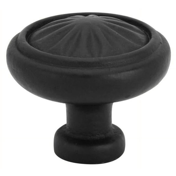 Emtek 86092 Fb Tuscany Round 1.25 in Cabinet Knob in Black