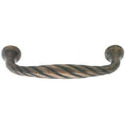 Emtek 86105 Mb Tuscany Twist Pull 4 in Ctc in Bronze