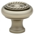 thumbnail image 1 of Emtek 86113 Rope 1-1/4" Mushroom Cabinet Knob - Grey, 1 of 1