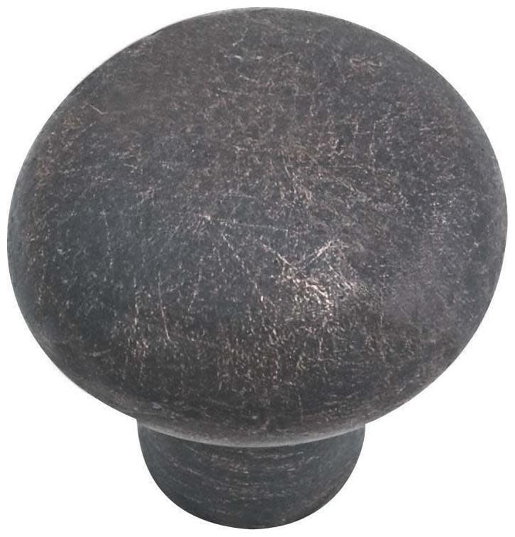 Emtek 86117MB Sandcast Round 1-3/4" Mushroom Cabinet Knob From The Sandcast Bronze