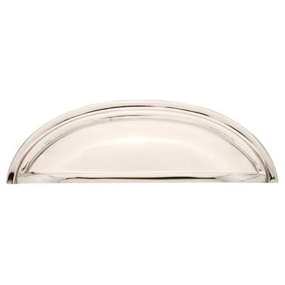 Emtek 86173 Cup 4" Center To Center Cabinet Pull From The Traditional Collection - Nickel