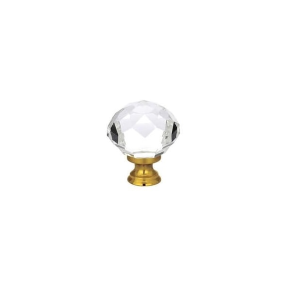 Emtek 86209US7 1.75 in. Diamond Wardrobe Knob, French Antique Brass