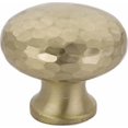 thumbnail image 1 of Emtek 86213US4 Round Dimpled 1-3/4" Mushroom Cabinet Knob - Brass, 1 of 1