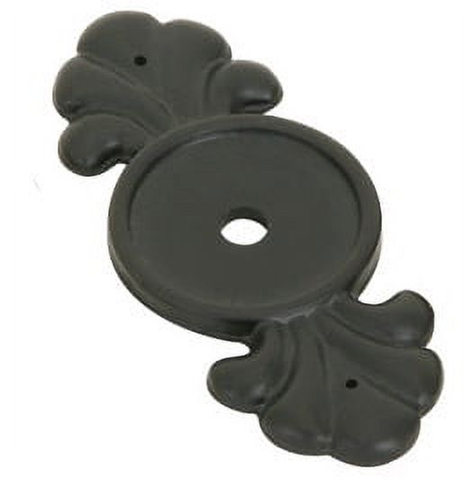 Emtek 86234 Fb Back Plate for Knobs in Black - Walmart.com