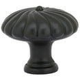thumbnail image 1 of Emtek 86245 Fb Twist Round Knob 1.25 in in Black, 1 of 2