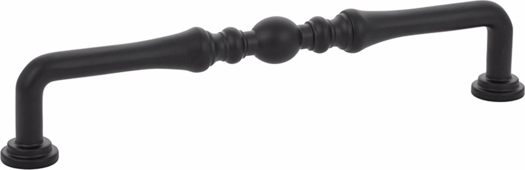 Emtek 86248US19 Spindle 6" Center To Center Handle Cabinet Pull - Black