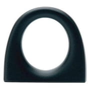 Emtek 86270US19 Ring 1" Center To Center Finger Cabinet Pull - Black