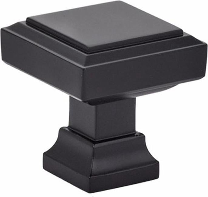 Emtek 86295US19 Geometric Square 1-1/4" Square Cabinet Knob From The Geometric Collection