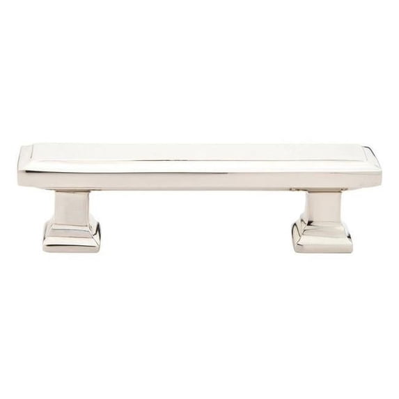 Emtek 86302 Us14 Geometric Rectangular 6 in Cabinet Pull in Nickel