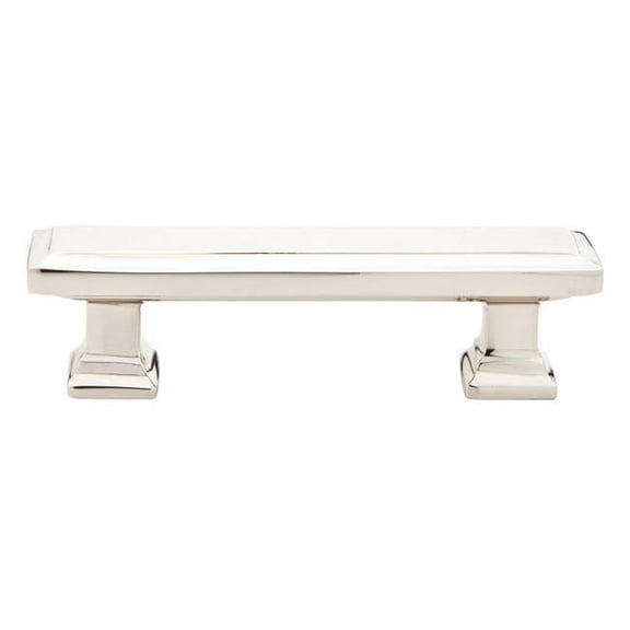 Emtek 86302 Us14 Geometric Rectangular 6 in Cabinet Pull in Nickel