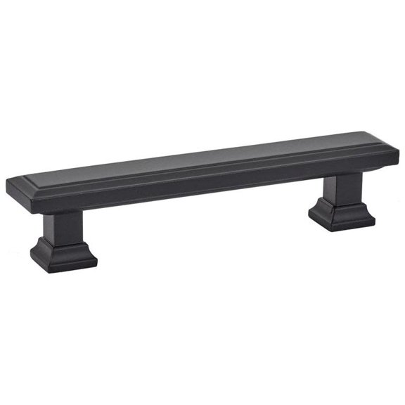 Emtek 86303US19 Geometric Rectangular 10" Center To Center Bar Cabinet Pull From The