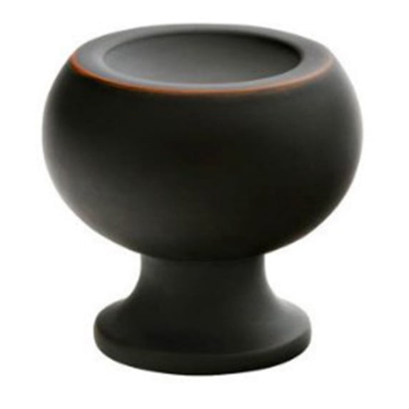 Emtek 86314US10B Atomic 1-Inch Cab Knob