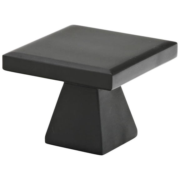 Emtek 86320US19 Podium 1-3/4" Square Cabinet Knob From The Mid Century Modern Collection -
