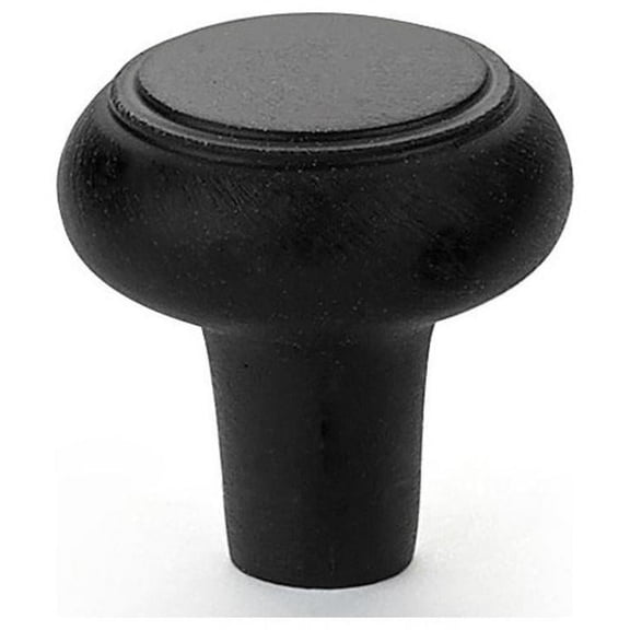 Emtek 86338 Sandcast Barn 1" Mushroom Cabinet Knob From The Sandcast Bronze Collection -