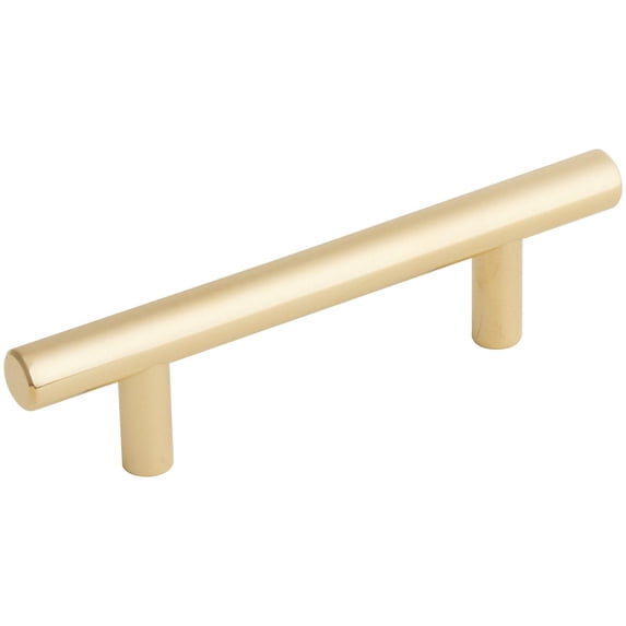 Emtek 86358US3NL Bar 3" Center To Center Bar Cabinet Pull - Brass