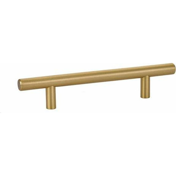 Emtek 86366US4 16 in. Center to Center Brass Bar Cabinet Pull, Satin Brass
