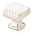 thumbnail image 1 of Emtek 86421US14 1.25 in. Art Deco Cabinet Knob, Bright Nickel, 1 of 4