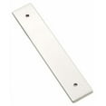 thumbnail image 1 of Emtek 86435 Art Deco 4" Center To Center Cabinet Pull Rectangular Backplate - Nickel, 1 of 2