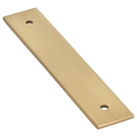 Emtek 86435US4 86435 Art Deco 4 Inch Center to Center Cabinet Pull Backplate