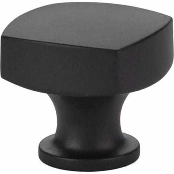 Emtek 86450 Freestone 1-1/4" Square Cabinet Knob From The Urban Modern Collection - Black