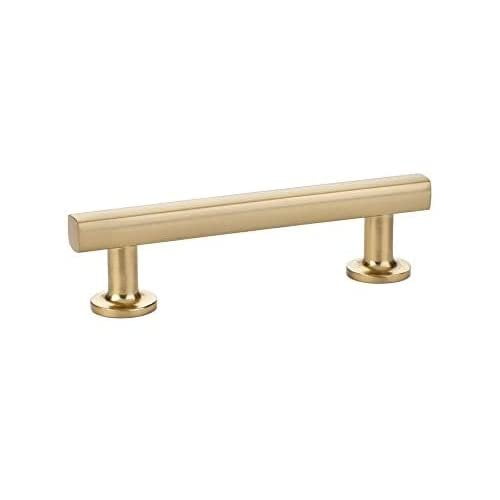 Emtek 86455US4 6 in Freestone Pull, Satin Brass