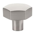 thumbnail image 1 of Emtek 86458US15 1.5 in. Mod Hex Cabinet Knob, Satin Nickel, 1 of 2