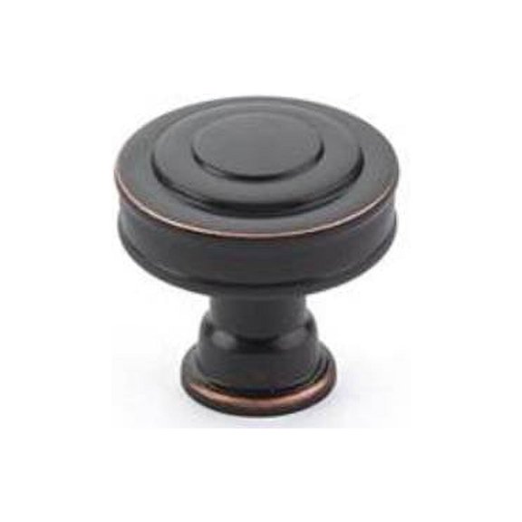 Emtek 86463 Transitional Heritage 1-1/4" Mushroom Cabinet Knob - Bronze