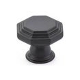 thumbnail image 1 of Emtek 86465 Transitional Heritage 1-1/4" Geometric Cabinet Knob - Black, 1 of 1