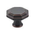 thumbnail image 1 of Emtek 86466 Transitional Heritage 1-3/4" Geometric Cabinet Knob - Bronze, 1 of 1