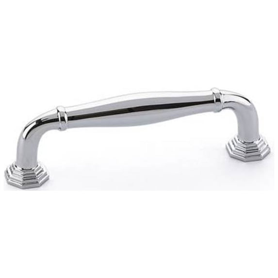 Emtek 86471 Blythe 3-1/2" Center To Center Handle Cabinet Pull - Chrome