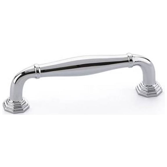 Emtek 86471 Blythe 3-1/2" Center To Center Handle Cabinet Pull - Chrome