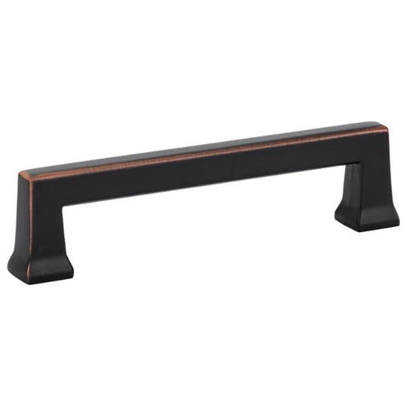Emtek 86485US10B Alexander 10" Center To Center Handle Cabinet Pull From The Art Deco