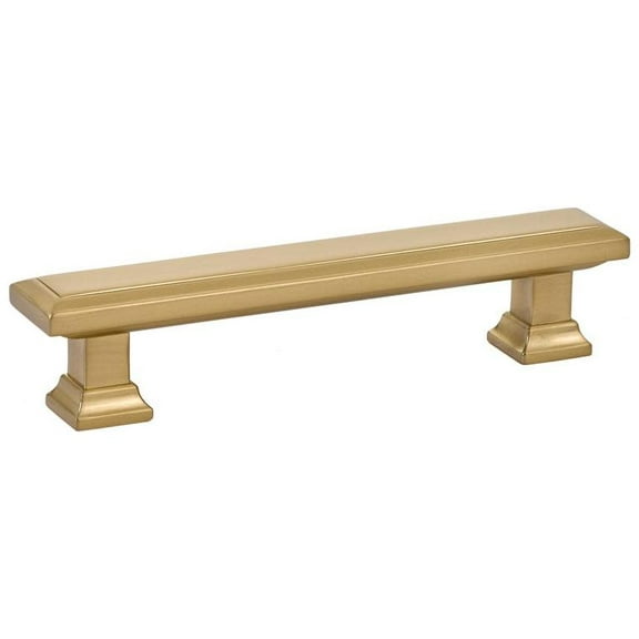 Emtek 86492 Geometric Rectangular 5" Center To Center Bar Cabinet Pull From The Geometric