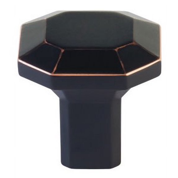 Emtek 86612 Riviera 1-1/4" Geometric Cabinet Knob From The Hollywood Regency Collection -