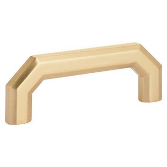 Emtek 86614US4 Riviera 3-1/2" Center To Center Handle Cabinet Pull From The Hollywood