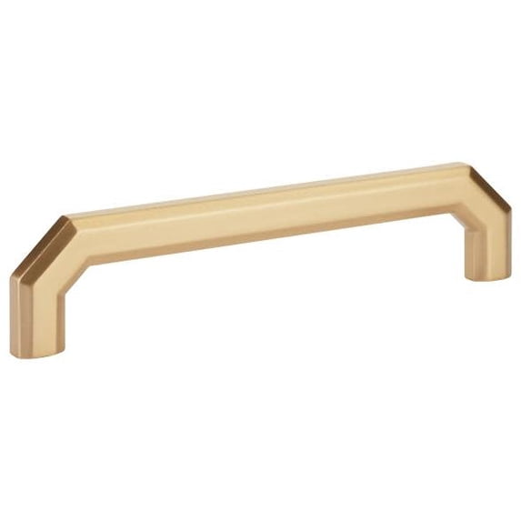Emtek 86617US4 6 in. Center to Center Riviera Cabinet Pull - Satin Brass