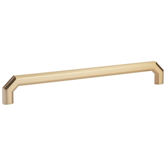 Emtek 86619US4 10 in. Center to Center Riviera Cabinet Pull - Satin Brass
