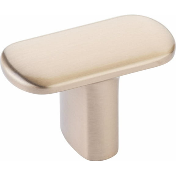 Emtek 86624US4 1.5 x 0.75 in. Habitat Cabinet T Knob - Satin Brass